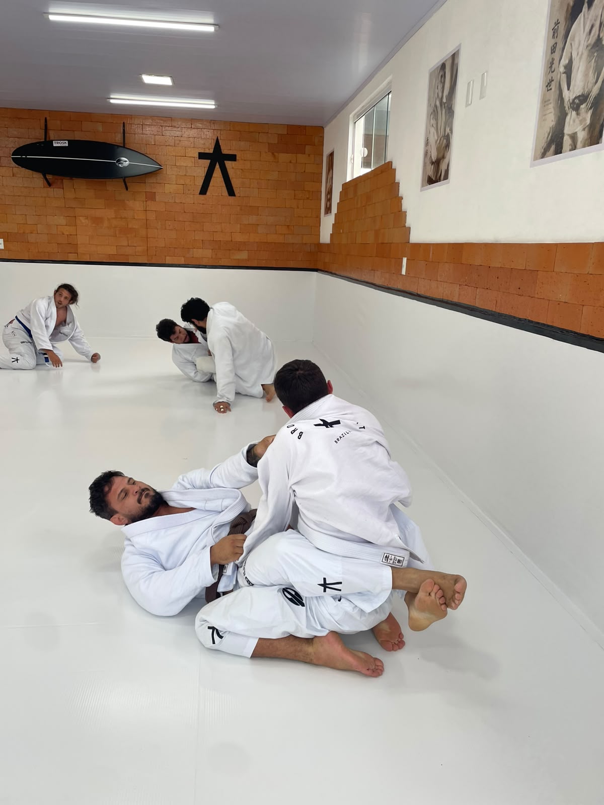 Sparring de Jiu-Jitsu na Brothers Of Mat Penha